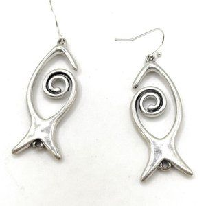 Lucky brand outlet fish earrings